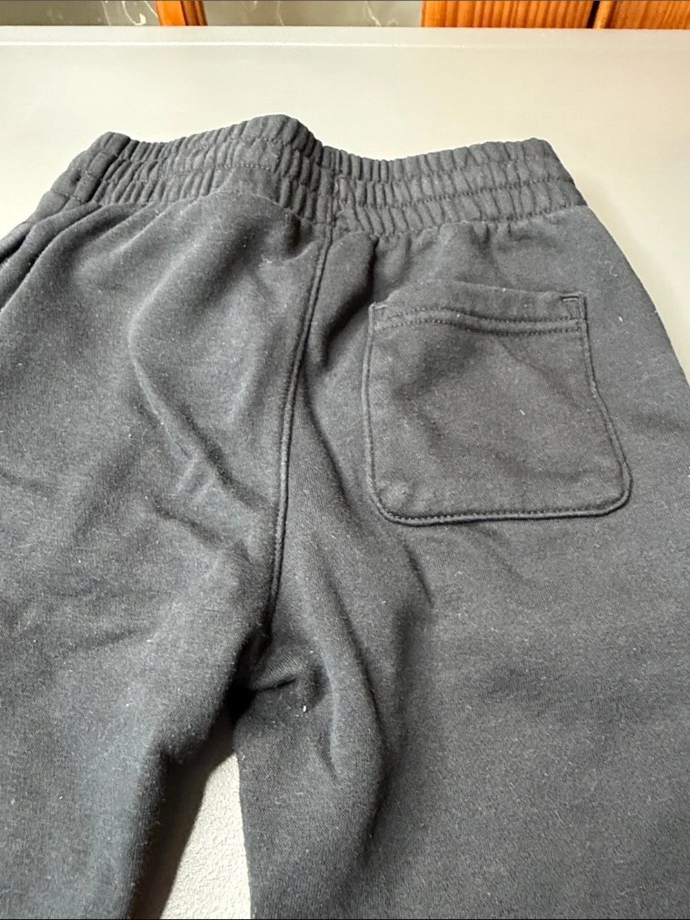 Nike Kid’s Black Sweatpants with White Accents.  Bundle of 2. Size: small